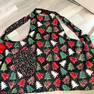 Festive Christmas apron handmade